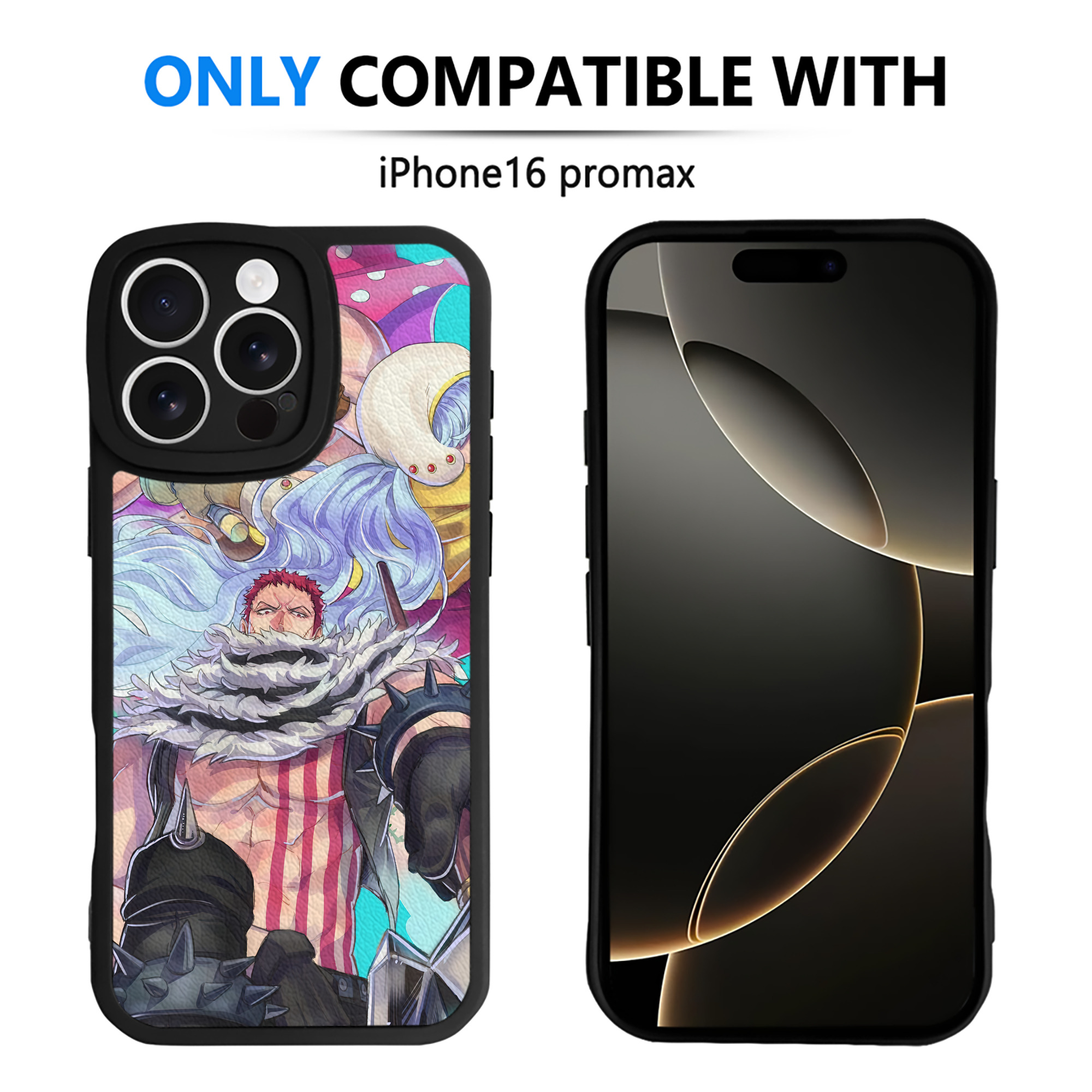 （画像用） ワンピース ONE PIECE 【iPhone 16シリーズ対応】シリコンスマホケース（レザー調） 材質：シリコン